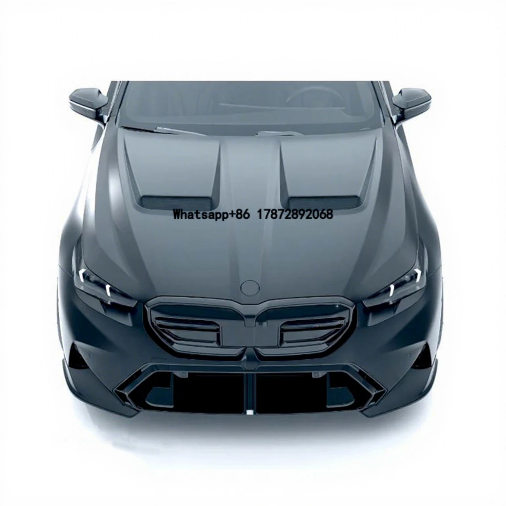 

For M5G90 G99 Custom Engine Hood Special Dual-Hole Style in New Condition Includes Bolts Carbon Fiber Material
