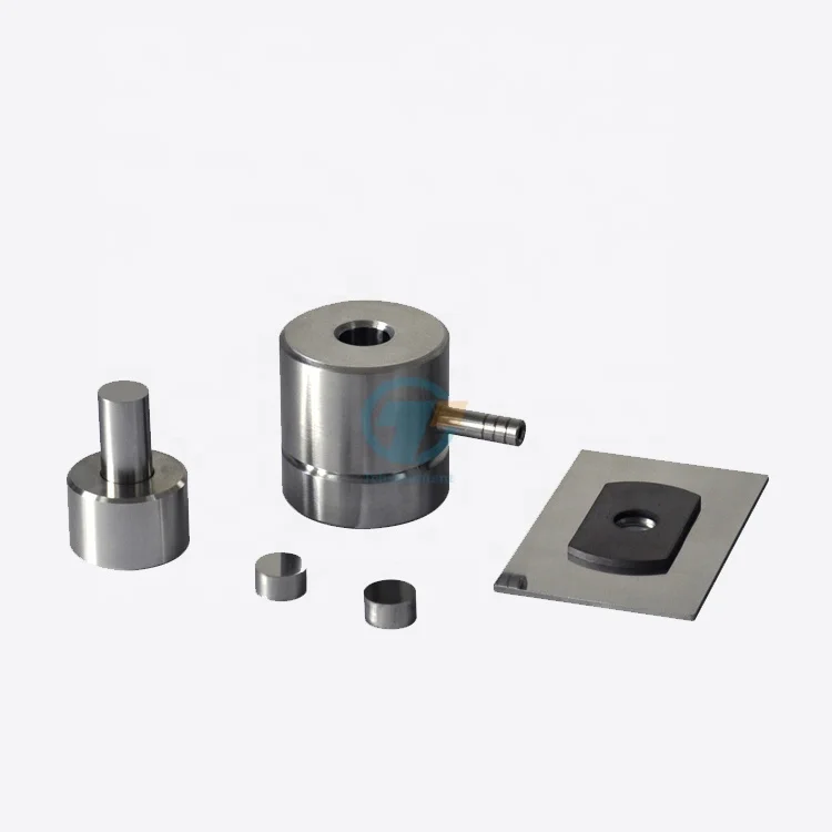 KBr pellet pressing die kit for the preparation of KBr pellets