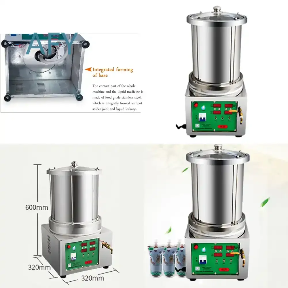 220V Automatic Medicine Boiling Machine for Commercial Clinic Home Use Intelligent Nozzle Bag Filling Small Decoction Machine