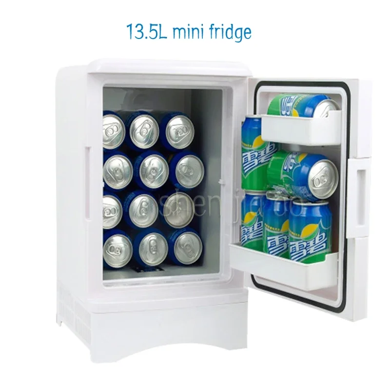 Miniตู้เย็นFreezer13.5Lที่ใช้ในครัวเรือนDualแบบพกพาตู้เย็นตู้เย็นขนาดเล็กCar12/220V/เปลี่ยน