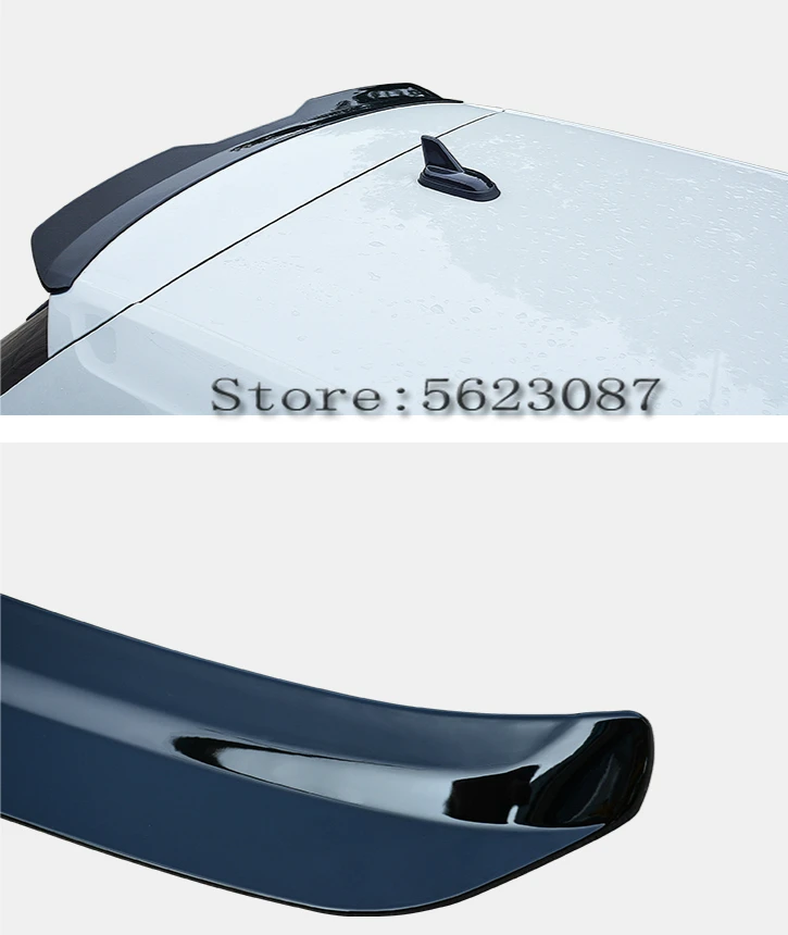 For tenho citroen DS3 hatchback 2016 2017 2018 2019 2020 high quality ABS material glossy black car rear wing