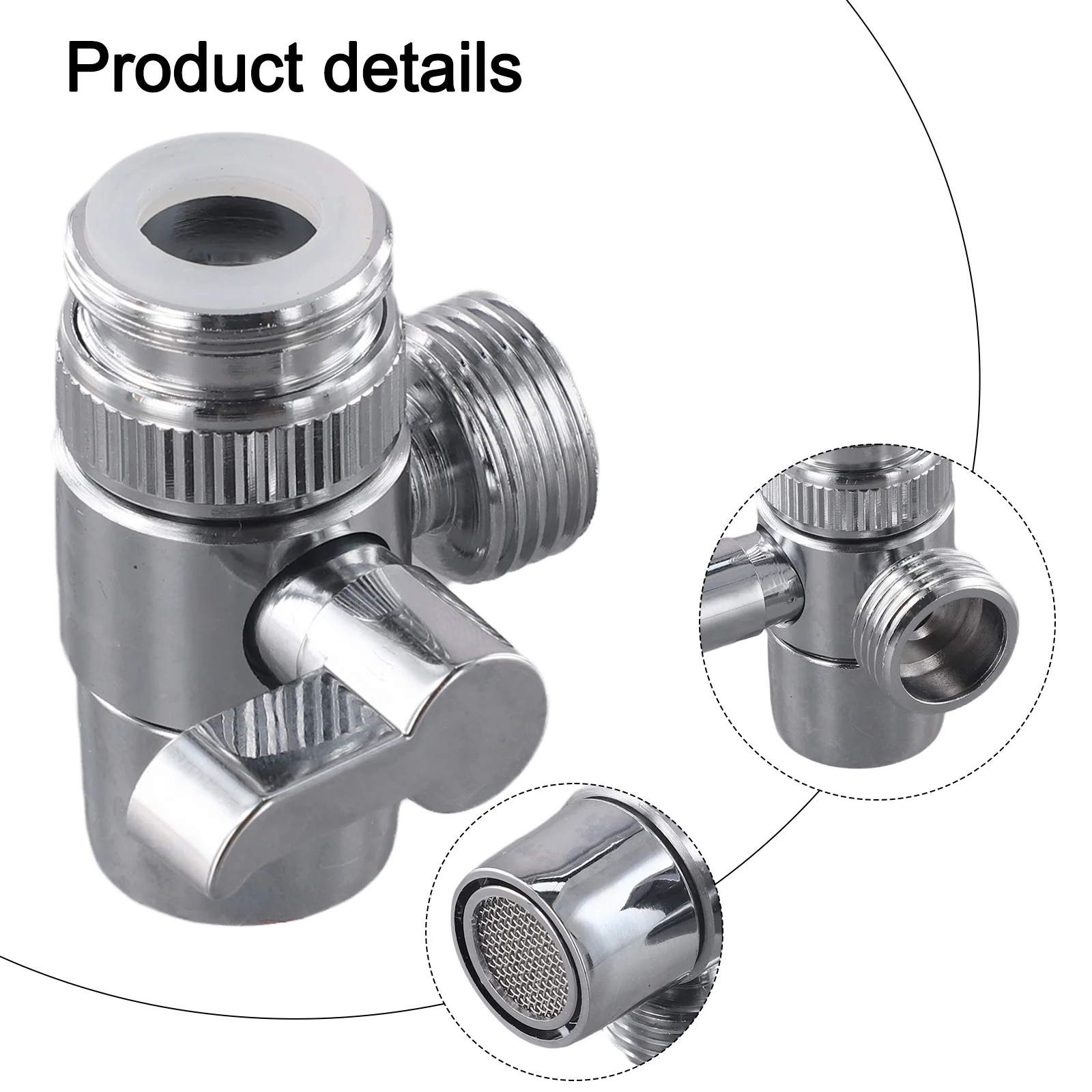 

Многофункциональный смеситель для душа с разветвителем на два выхода, совместимый с кранами-переключателями
