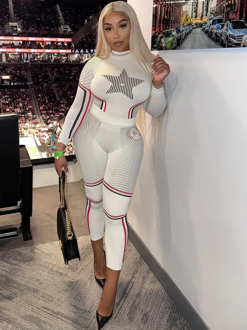 Sexy Graphic Tops Two Piece Pant Set 2025 Women Winter Autumn Tracksuits Sweatsuit Y2K Clothes 2 Piece Pant Sets Outfits