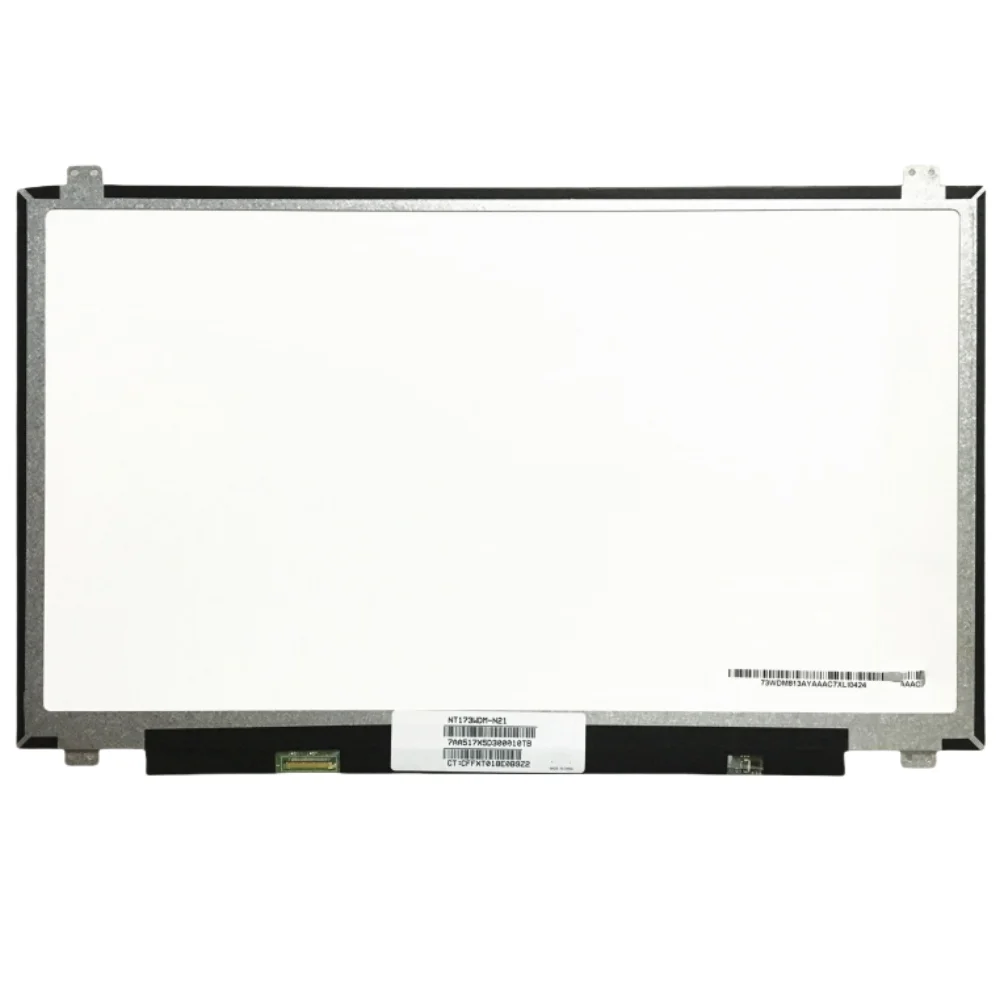 

NT173WDM-N21 NT173WDM N21 17.3 inch Laptop Display LCD Screen No-touch Slim TN Panel HD 1600x900 EDP 30pins 60Hz