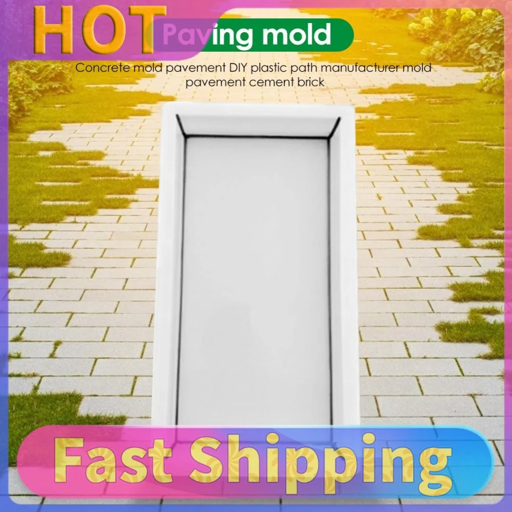 Reusable Garden Road DIY Manually Paving Cement Concrete Mould Path Maker