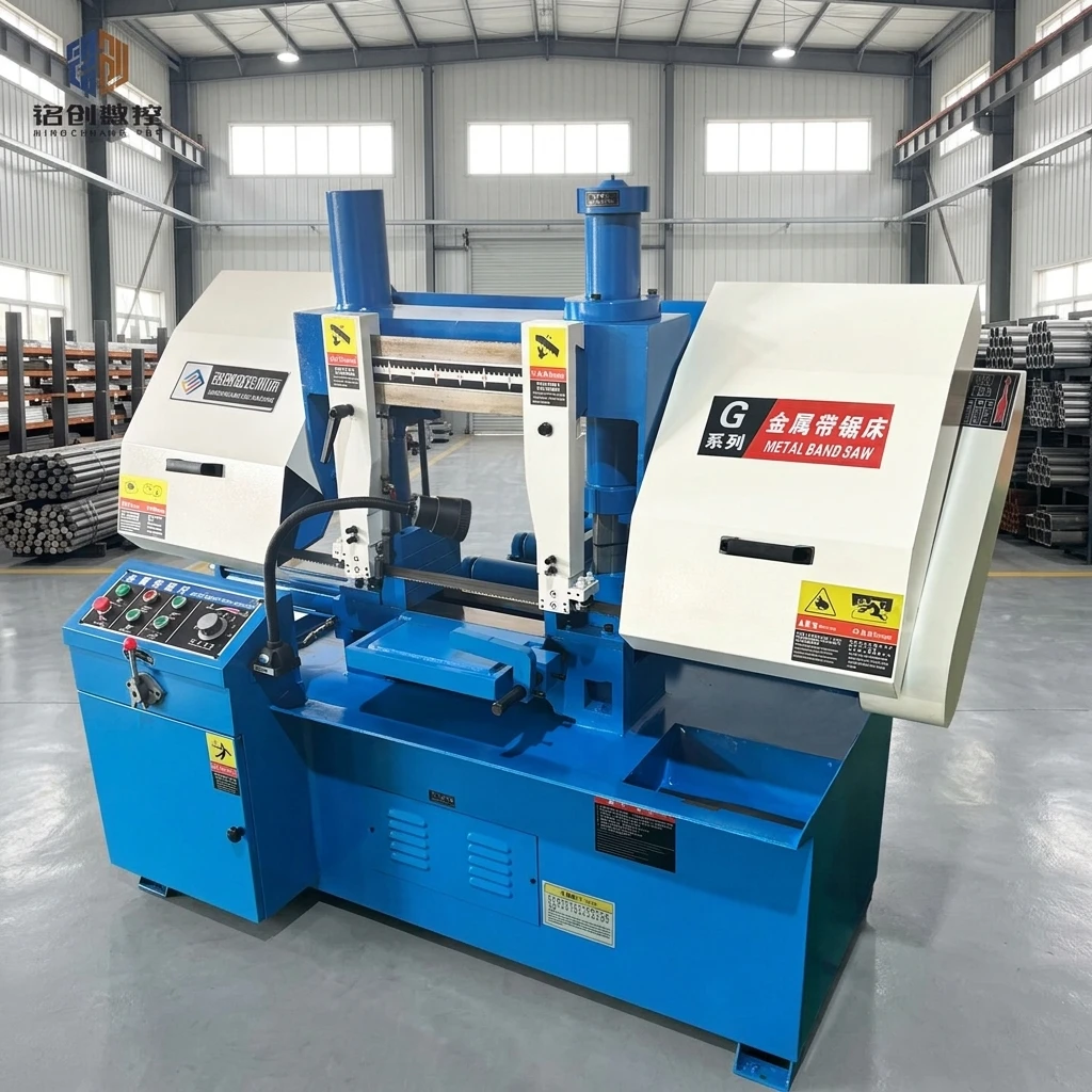 GB4230 Horizontal Double Column Hydraulic Metal Band Saw 300mm Semi-Automatic Cutting Machine For Carbon Steel Stainless Steel