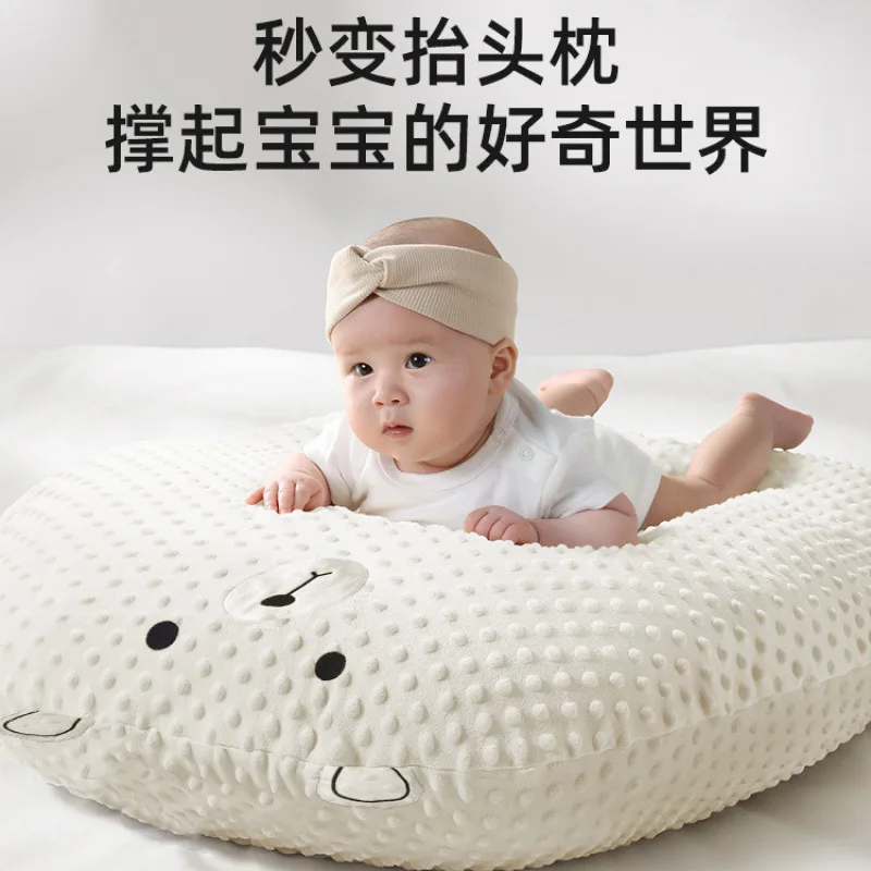Baby Anti Spitting Slope Pad Newborn Lying Feeding Device Anti Overflow Choking Slope Pillow Pregnant Woman Breastfeeding Pillow