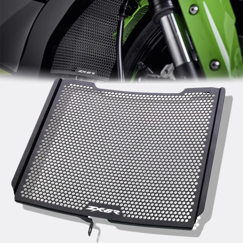 

Motorcycle Accessories Radiator Guard Grille Cover Protector Fit For ZX-6R ZX6R ZX636R ZX-636R ZX636 2024