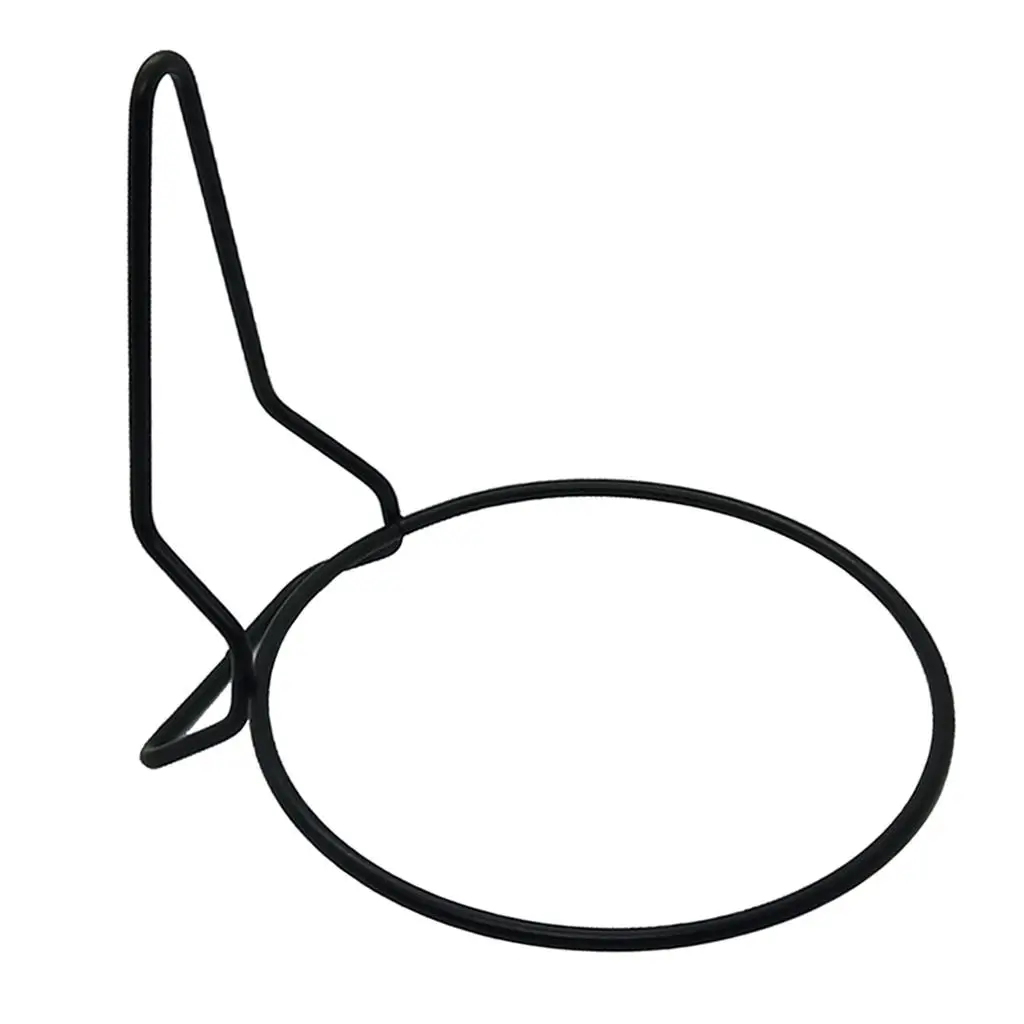 Wall Mounted Flower Pot Hanger Holder Rack Outdoor Iron Ring Bracket