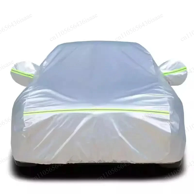Full Size Car Cover Waterproof UV Sun Protection Scratch Resistant Outdoor Car Protective Accessories