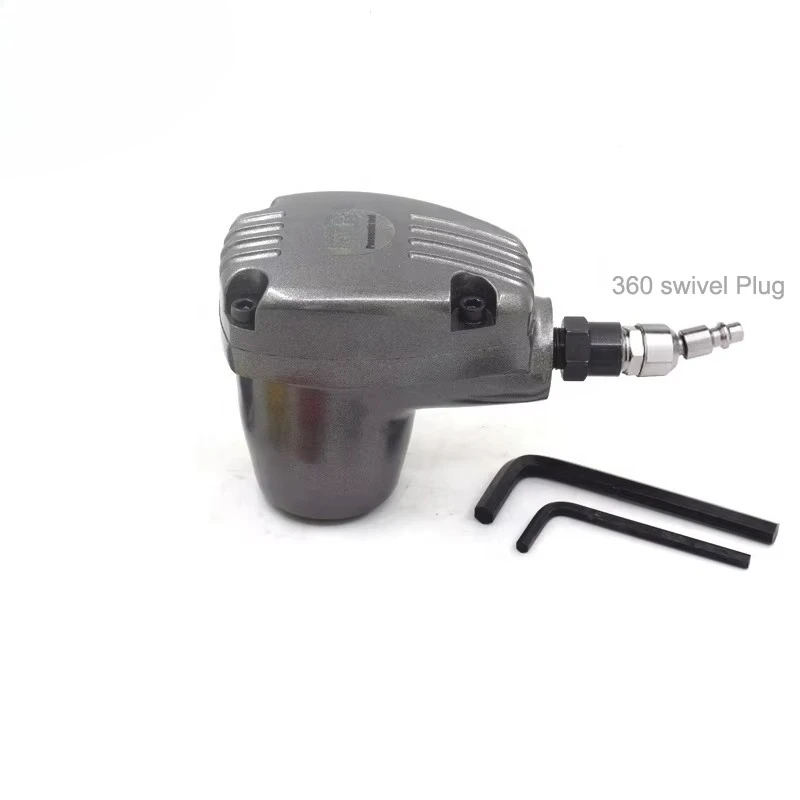 

Air Pneumatic Palm Hammer W/4pcs Tip Swivel Plug Vibrating Hammer for Fiber Laser Cutting for Sheet Metal Stainless Steel