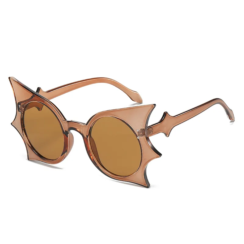 56666 Neue Sonnenbrille mit Schmetterlingsrahmen, Damenmode, personalisierbar, Punk-Fledermaus-Stil, Schutzbrille, Uv400
