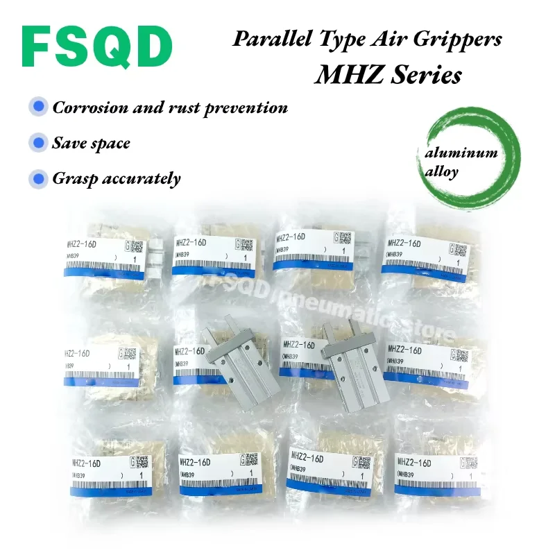 

MHZ2-10D, 10D1,10D2,10D3,10S,10C,10CM,10DN FSQD Воздушный захват параллельного типа Стандартный тип Пальцевой цилиндр Пневматический MHZ2
