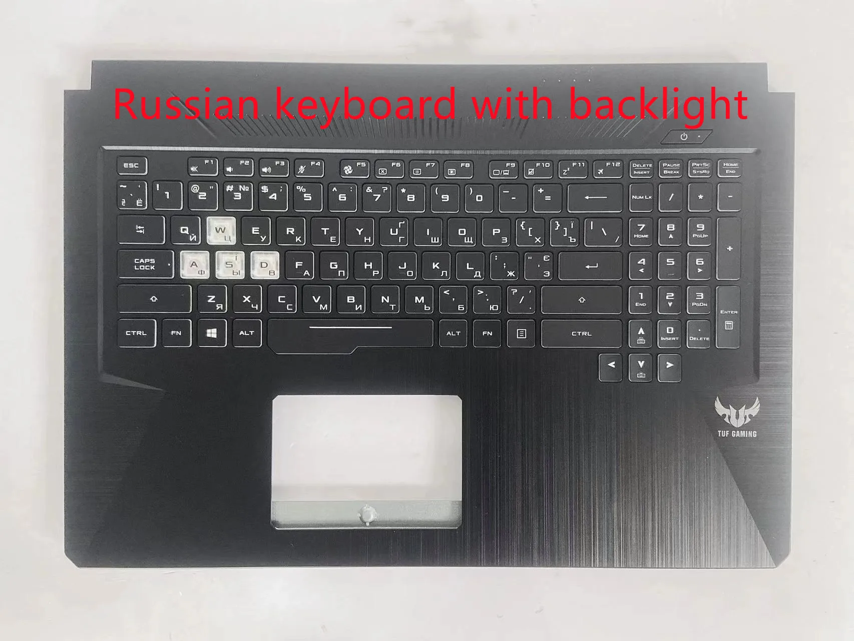 

New For ASUS FX95S FX705 FX86S Flying Fortress 6/7 Generation Notebook Palm Rest With Russian keyboard Backlight 17 inch