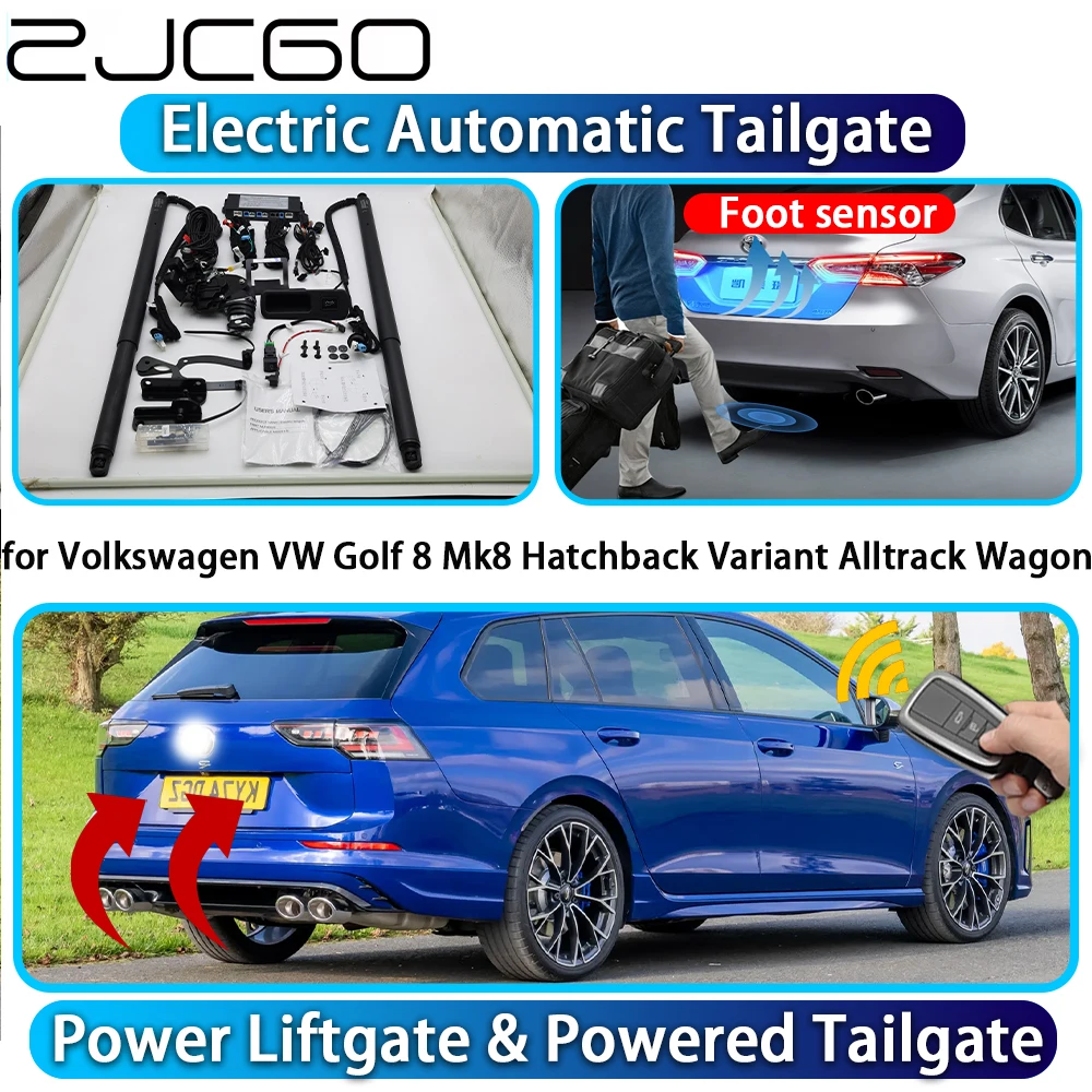 

ZJCGO for Volkswagen VW Golf 8 Mk8 Hatchback Variant Alltrack Wagon Automatic Power Liftgate Powered Tailgate Intelligent System