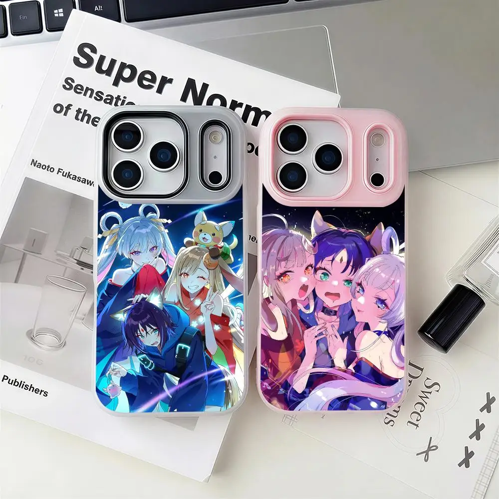 Funda para Teléfono Cosmic C-Cosmic Princess KaguyaS, 2 en 1, Desmontable, Transparente, con Ranura para Tarjetas y Fotos, Compatible con iPhone 12-17