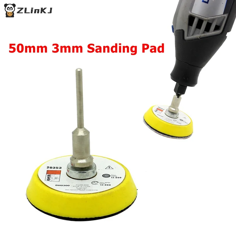 

▶ 50 мм 3 мм шлифовальный диск, полировальная подошва, опорная пластина с хвостовиком для электрической шлифовальной машины 12000 об/мин, роторного инструмента