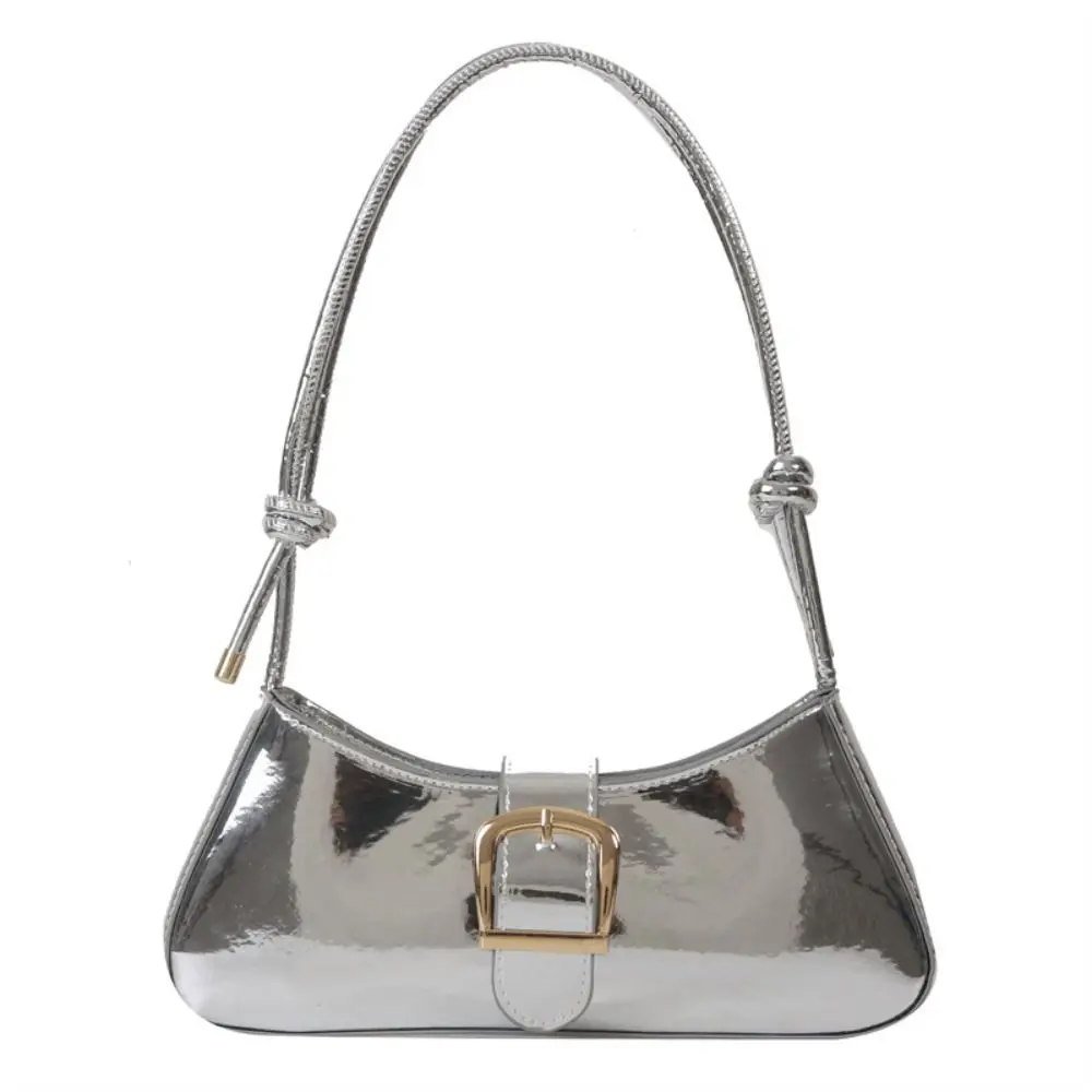 

Retro Leather Evening Party Bag Hasp Magnetic Buckle Underarm Bag Korean Style Square PU Shoulder Bag Travel