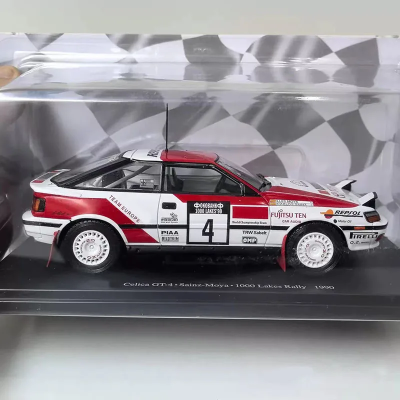 

IXO 1/24 Scale CELICA GT-4 #4 1990 Alloy Simulation Car Model Static Collection Decorated Holiday Gifts Toys Souvenir Gift