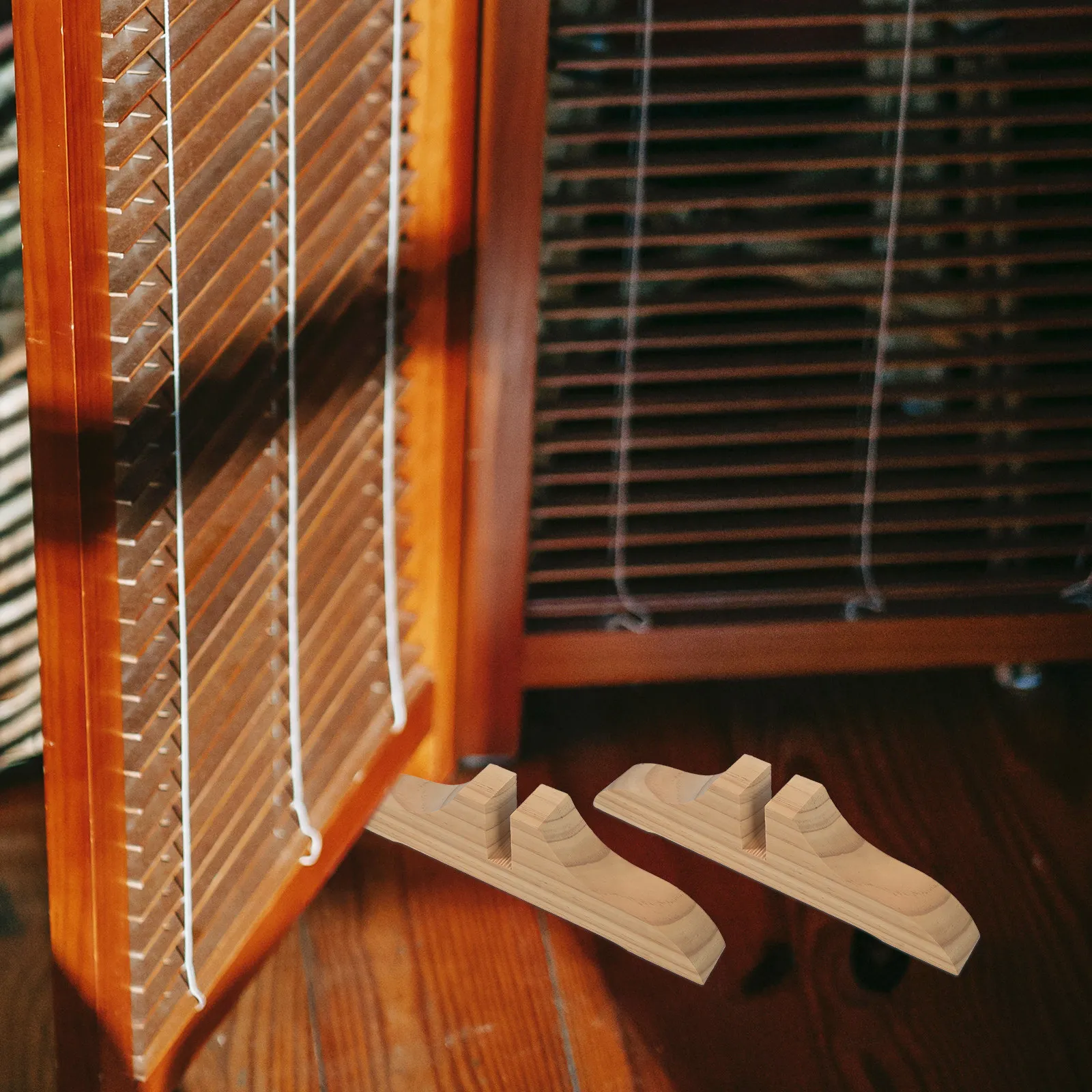 

2 шт. Износостойкие деревянные опоры для ширм, утолщенные основания для разделителей, бытовые подставки для ширм, зажимы для перегородок, разделители пространства