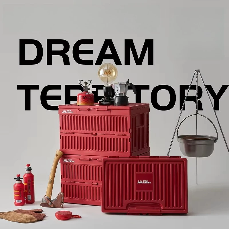 Organizer Box Storage Containers Outdoor Camping Foldable Storage Box Industrial Style Car-mounted Storage Box Household