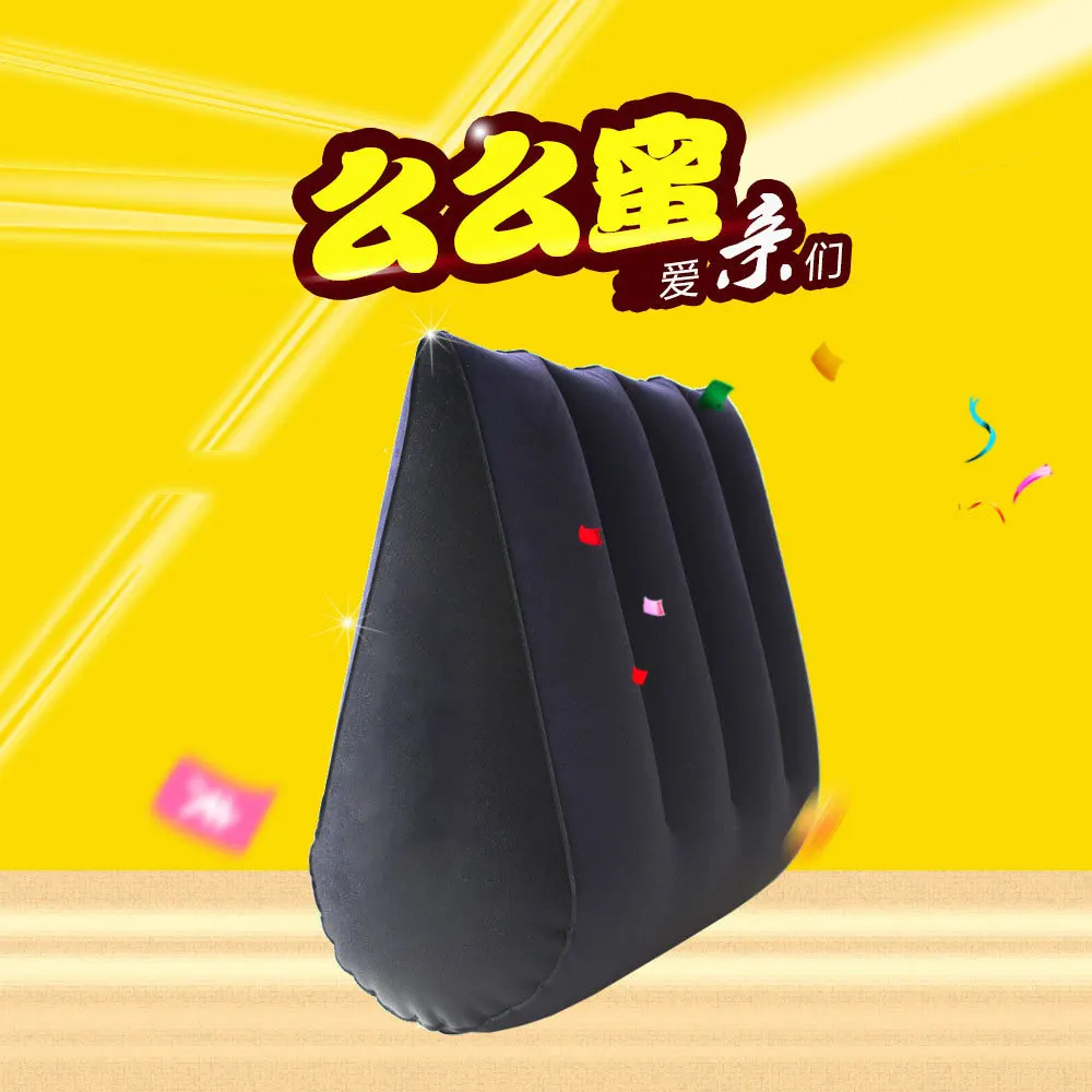 Sex Pillow Magic Triangle Pillow Sexy Versatile Inflatable Cushion Erotic  Adult Sex Furniture Toys For Couples Sex Bdsm SM view 4