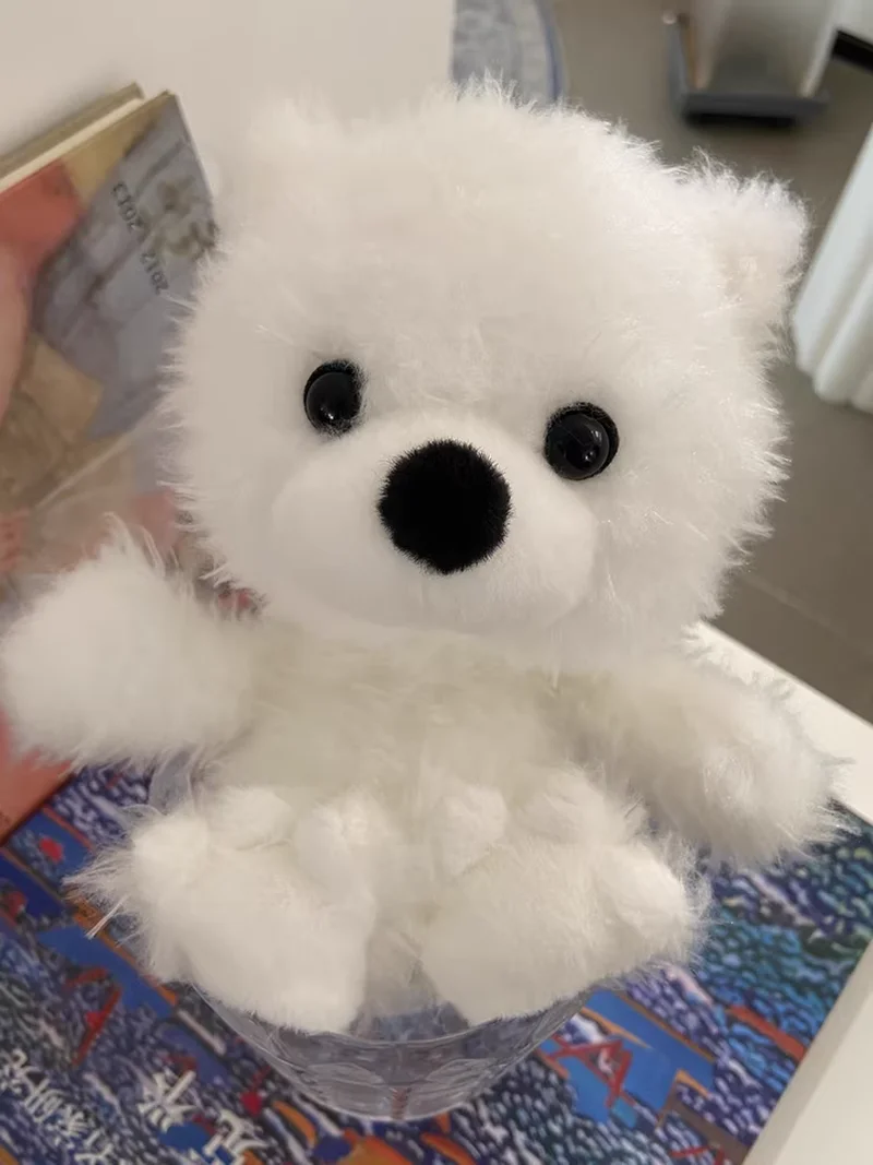 

Snow Boy Doll Cute Plush Stuffed Animal Soft Collectible Toy For Children'S Birthday Gift Polar Bear