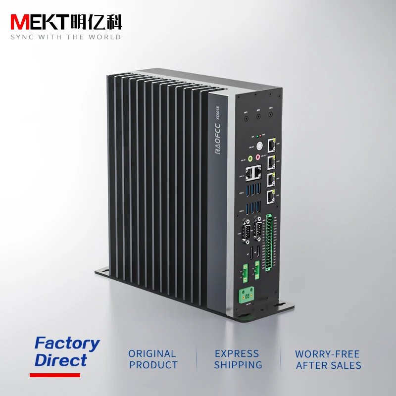 Intel Core i3/i5/i7 12th Industrial computer Fanless Mini PC Host For Workstation Server Industrial Grade Motherboar XC9018