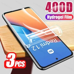 3Pcs Hydrogel Film Screen Protector For Xiaomi Redmi 12 12C 10C 10A 11 10 A 12 C Prime 2022 Phone Protective Film