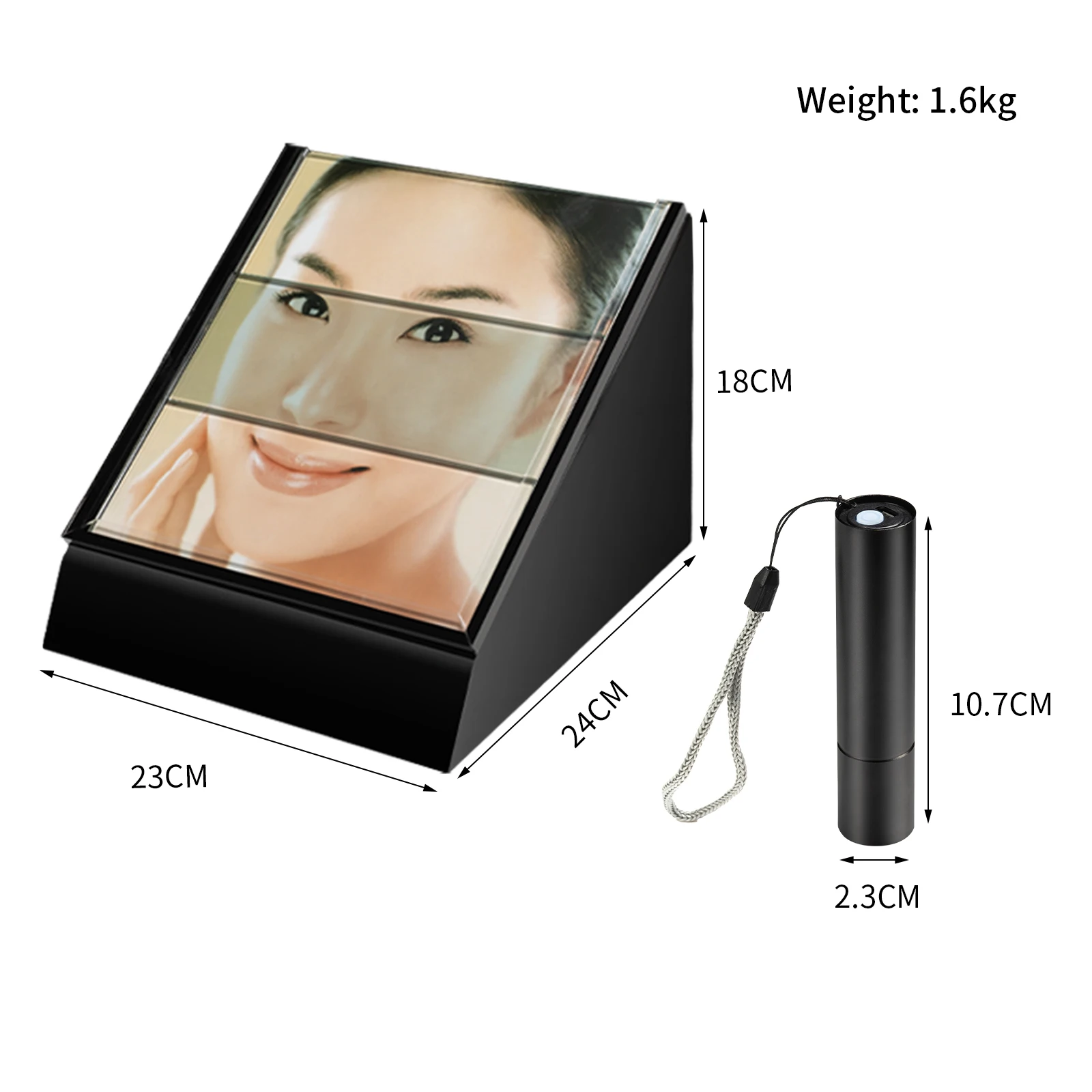 Auto Window Tint UV Heat Rejection Tester Solar Film Testing Machine Car Film Demo Display Stand Heat Insulation Test Equipment