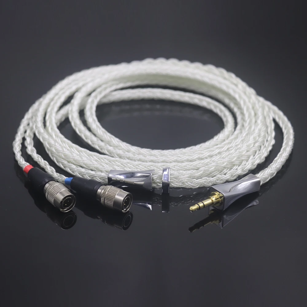 

Haldane Xiaoman-Waist Thickened-Cable 16 Core Pure Silver Upgrade Cable for Dan Clark Audio Mr Speakers Ether Alpha Dog Prime