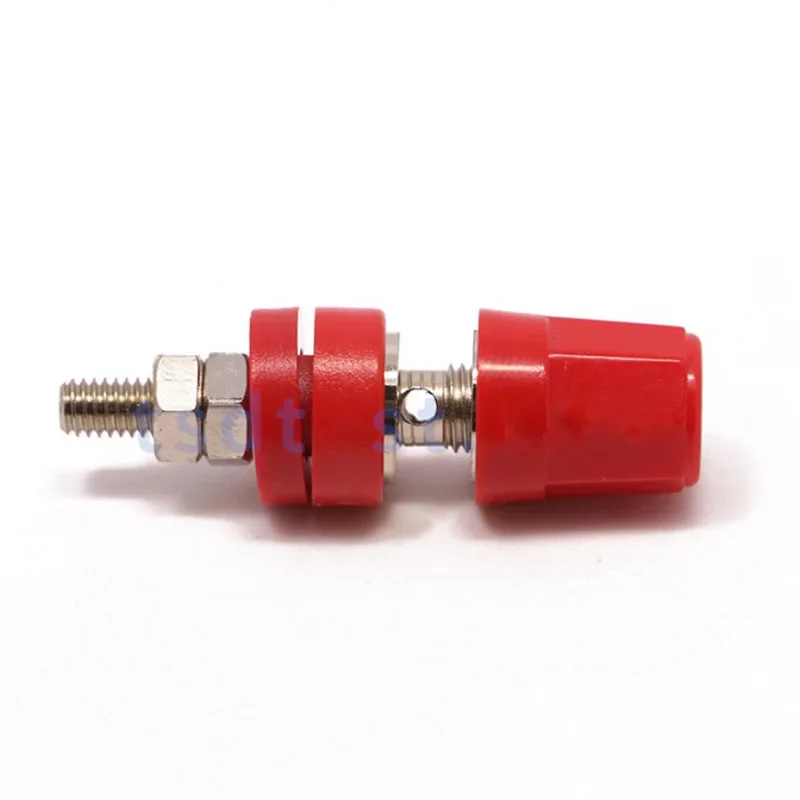 4mm  pure copper terminal 4mm banana Jack Socket 20A binding post Banana plug connector  30V AC-60V DC red black blue