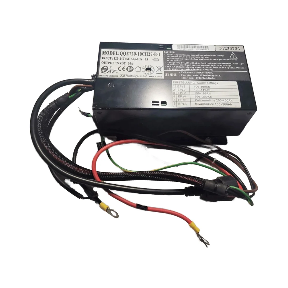 

forklift spare parts 51233754 Battery charger 24 V 30,0 A 230 V for jungheinrich forklift parts