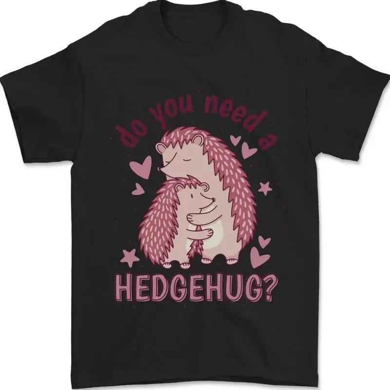 Igel Do You Need A Hedgehug Lustig Herren Maglietta 100% Baumwolle