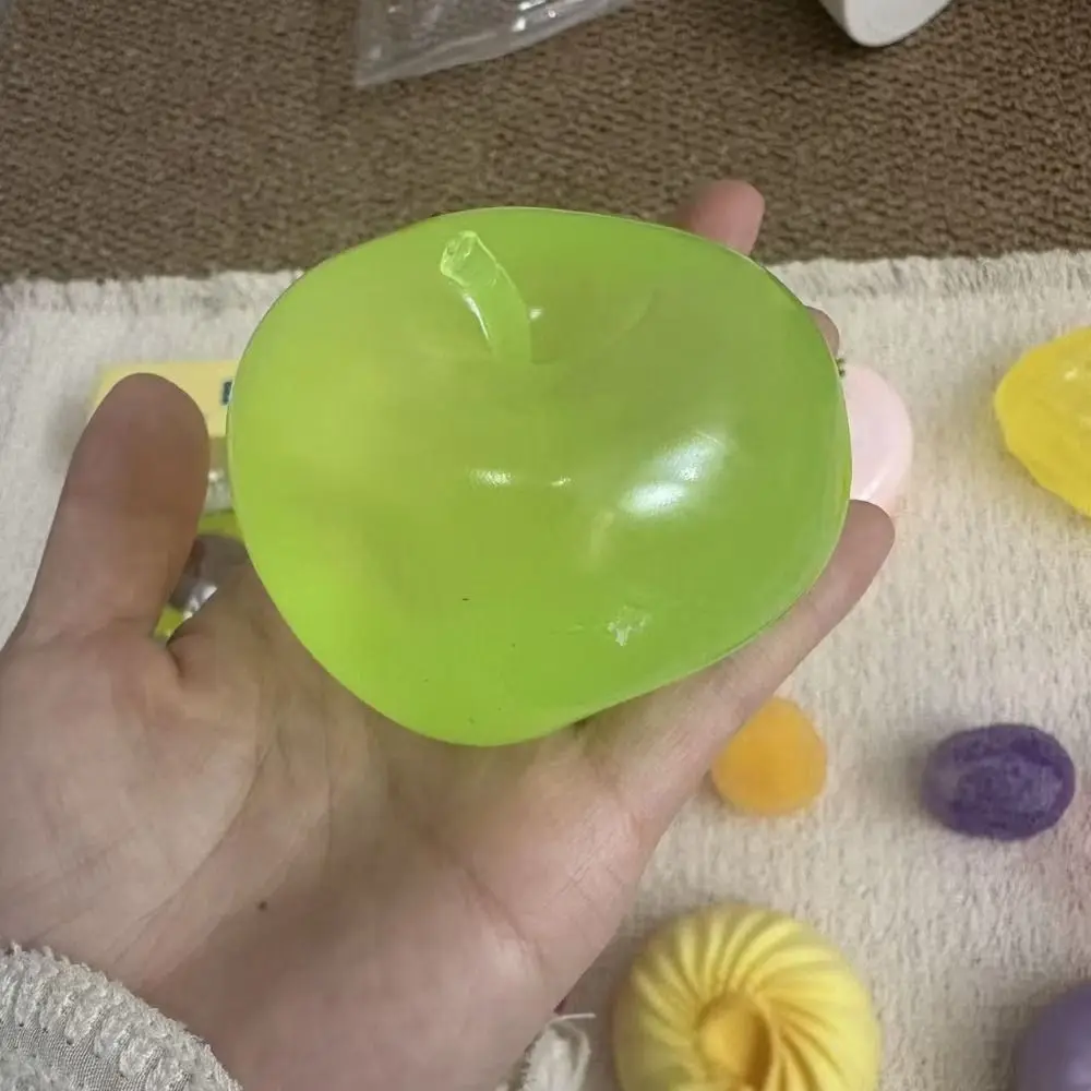 Portable Creative Fruits Squeezed Anxiety Relief Comfortable Fruits Pinch Funny Realistic Sensory Stress Ball Children's Gifts