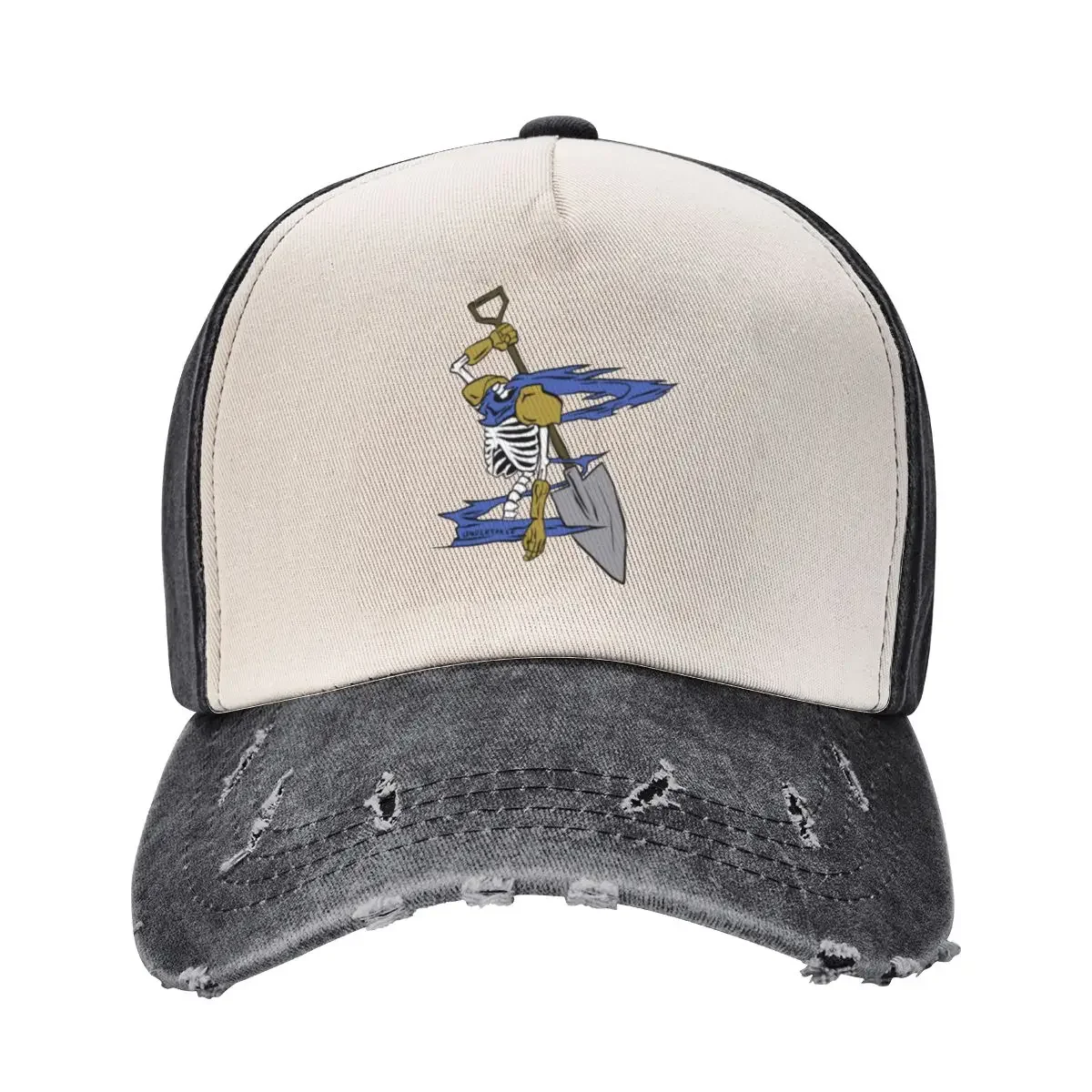 

Pocket 86 Eighty Six Shinei Nouzen Shin Undertaker Juggernaut Mark Headless Skull Baseball Cap black funny hat Mens Caps Women's
