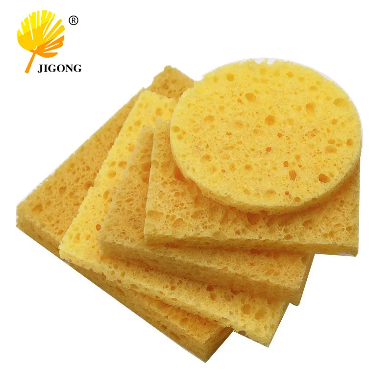 Multi-specification soldering iron head cleaning sponge, welding nozzle cleaning, high temperature resistant sponge pad electric