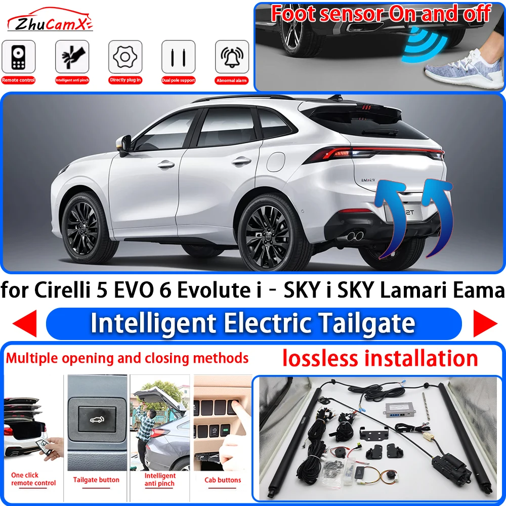

ZhuCamX for Cirelli 5 EVO 6 Evolute i‑SKY i SKY Lamari Eama Power Liftgate Trunk Electric Suction Tailgate Tail Gate Lift Strut