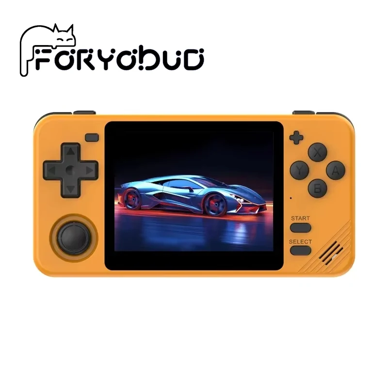 

FORYOBUD RGB10X Portable Handheld Game Console 3.5" IPS Screen 640x480 64GB Storage Communication Retro Mini