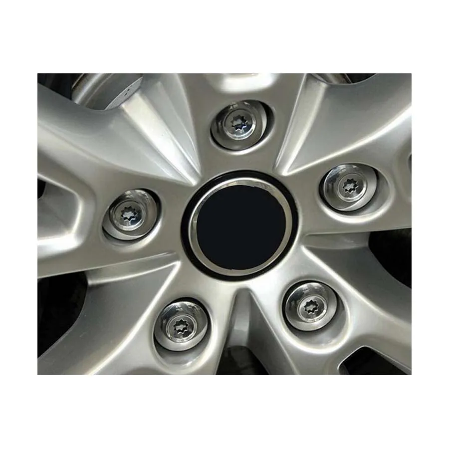 10pcs 7L6601173A ABS plastic with triple chrome finish New Chrome Wheel Lug Bolt Nut Cap Cover For VW Touareg 2004-2014