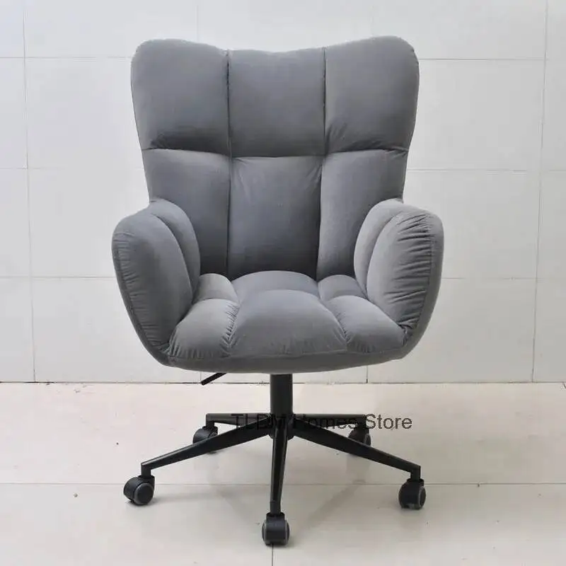 Office Modern Furniture Computer Chair Household Comfortable Simple Lifting Rotatable Cloth Chairs Lazy Small Study Office Chair