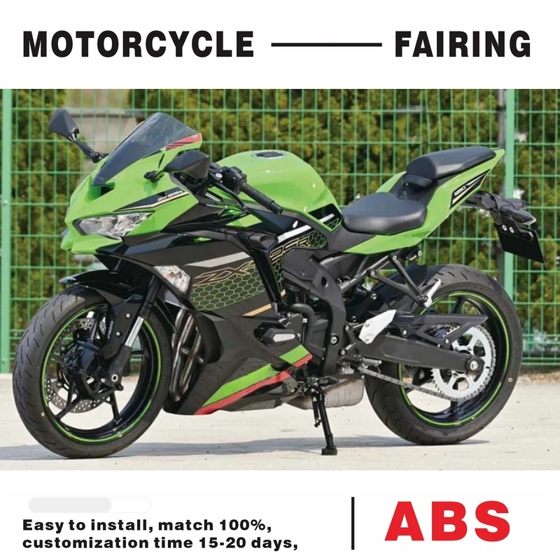 

2019-2024 для Kawasaki Ninja ZX25R ZX4R ZX4RR комплект обтекателей зеленого и черного цвета