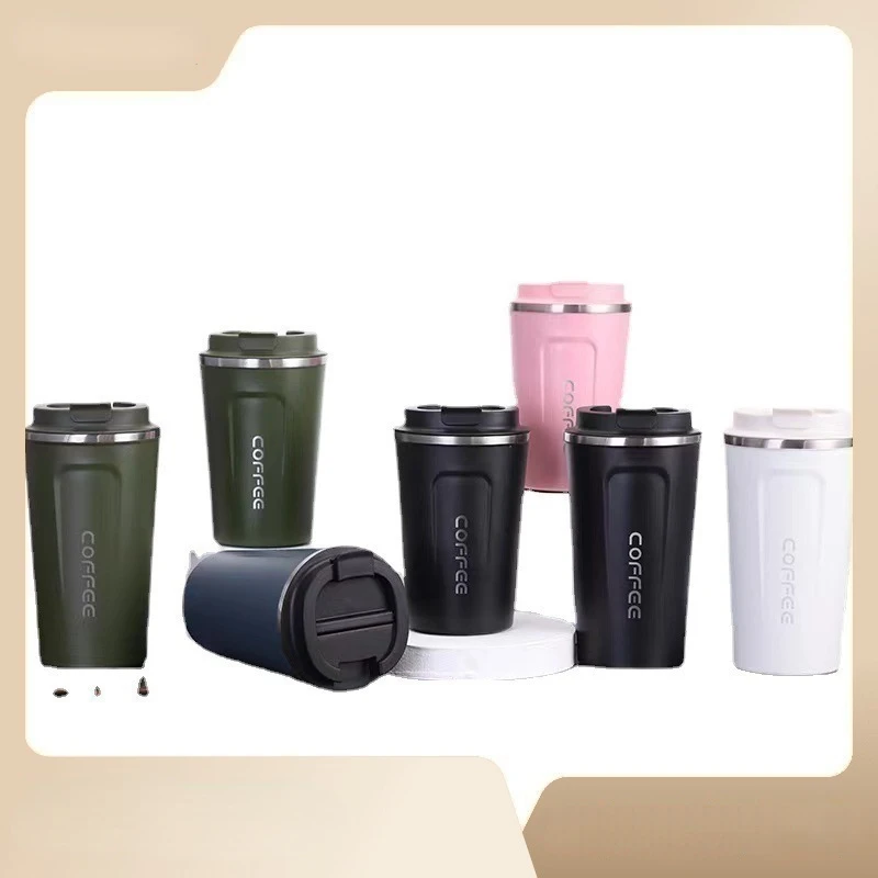 

304 stainless steel coffee insulated cup, simple and portable cup, creative outdoor leisure car cup, factory sold