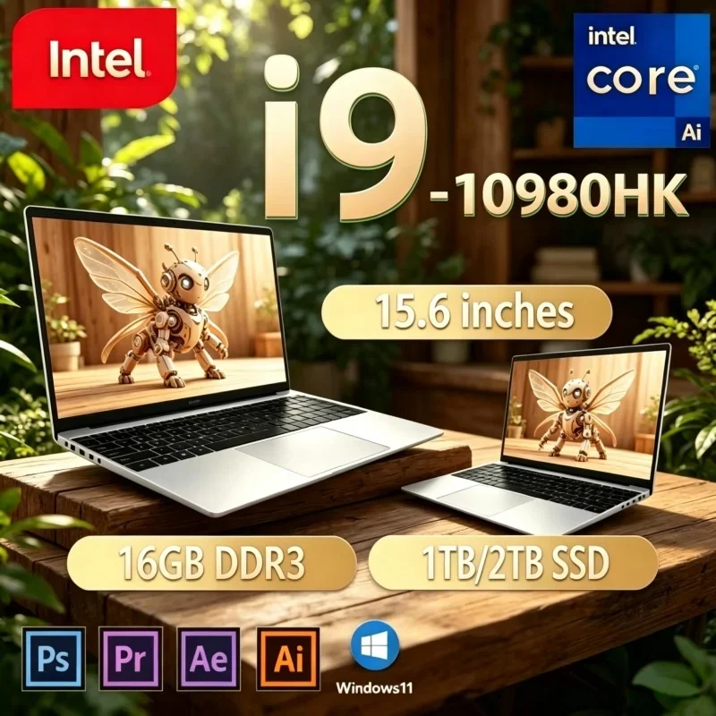 I9‑10980HK High‑Speed Laptop 15.6