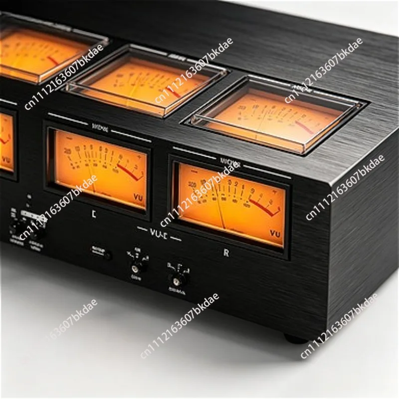 Switch Audio Four-Channel Analog VU Meter Voice Control/Line Dual Input Level Rhythm Lamp RCA/XLR