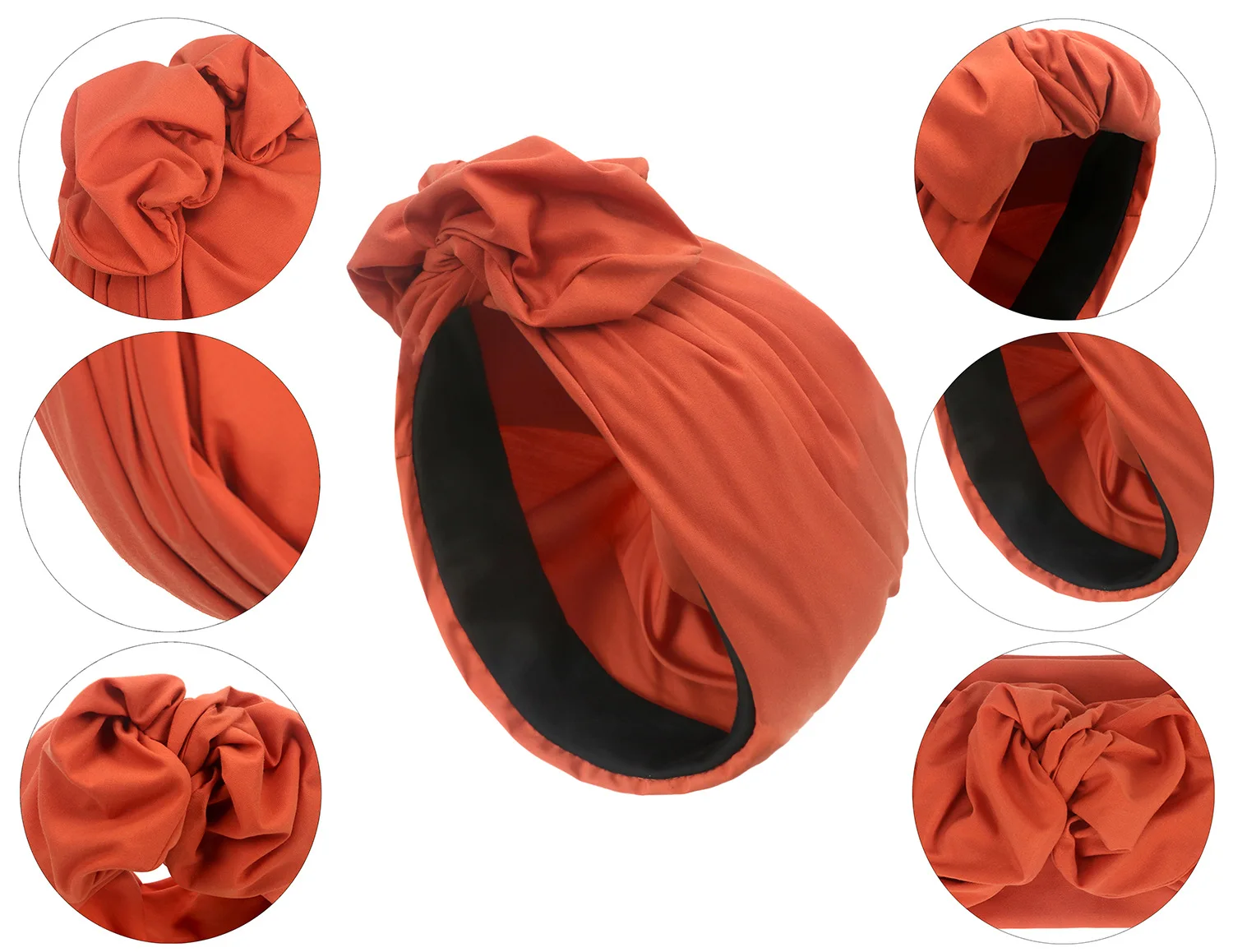 Frau Muslimischen Kopftuch Kappe Baumwolle Stirnband Afrikanische Kopf Wraps Elegante Retro Turban für Damen Beanies Caps Muslimischen Kopfbedeckung – Detail 4