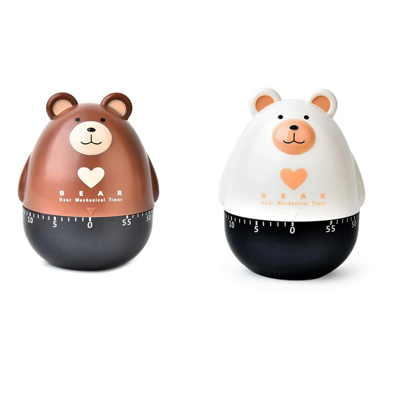 Kitchen Timer Egg Timer Countdown Timer Mechanical Animal Family Timer 55 Minutes,For Cooking,Sports,Learning,Etc