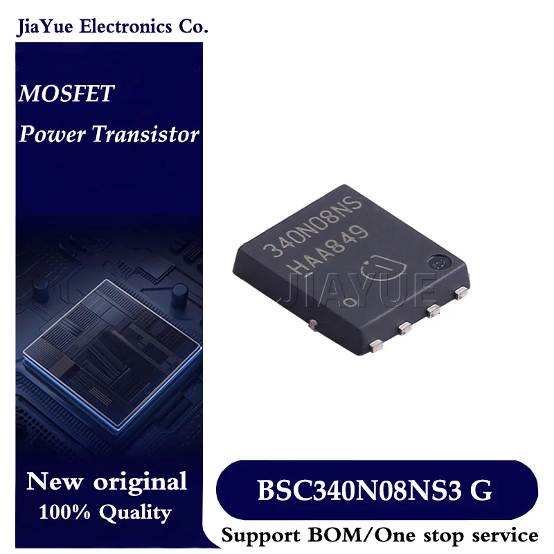 

5pcs/lot 100% New Original Chips BSC340N08NS3 G TDSON-8-EP MOSFET Field effect tube Power Transistor