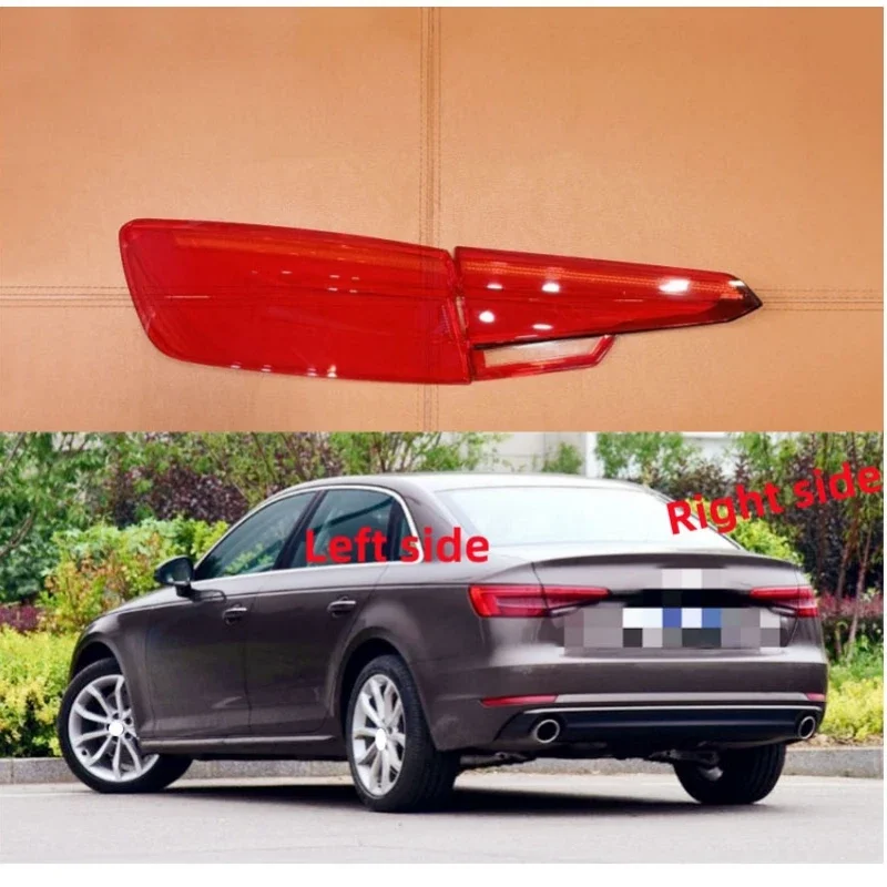 For AUDI A4 B9 2017 2018 2019 Rear Taillight Shell Brake lights Shell Replacement Auto Rear Shell Cover