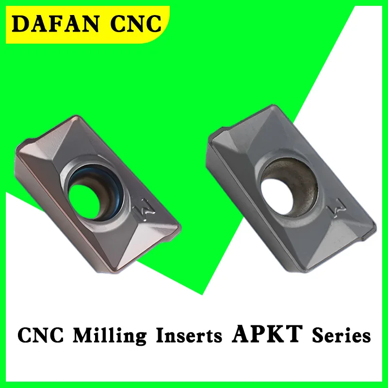 

APKT160408-PM Square Shoulder 90° Step CNC Milling Insert for Steel & Stainless Steel, Indexable High Precision Tool